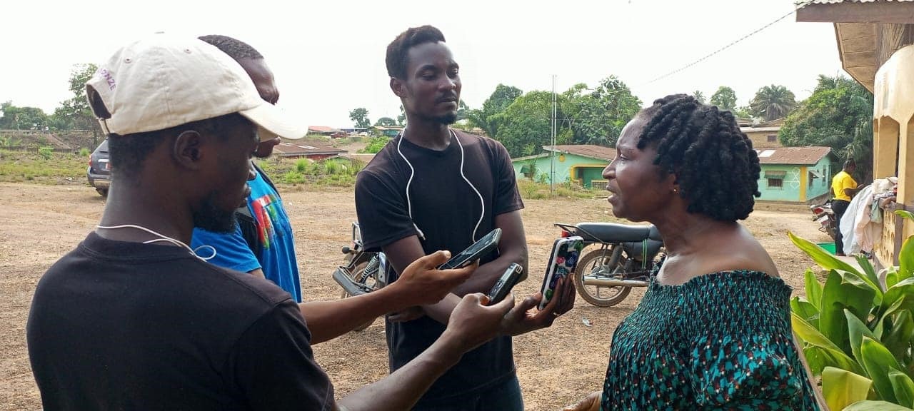 Woman speaking to a group