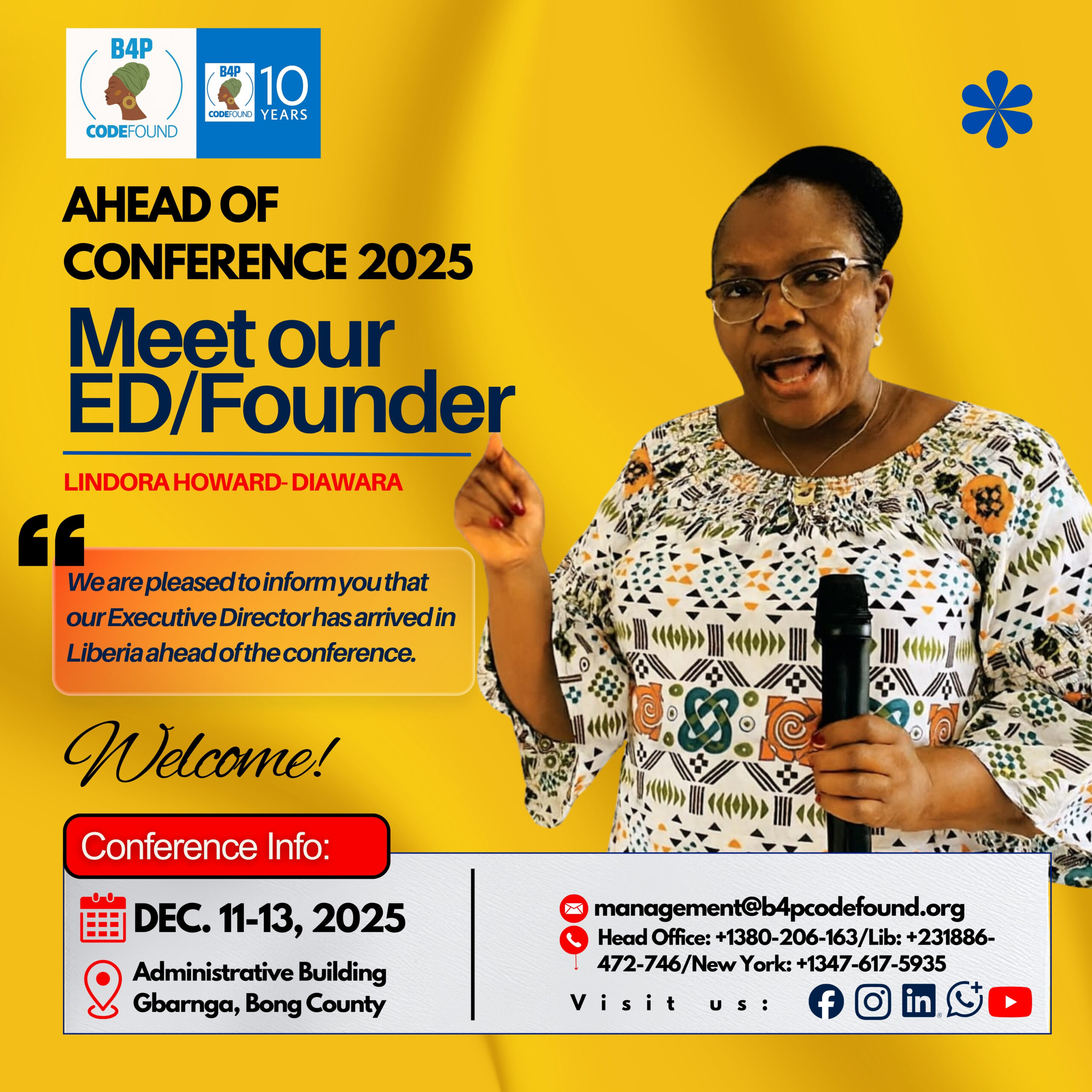 Ahead of Conference 2025 – Meet our ED / Founder